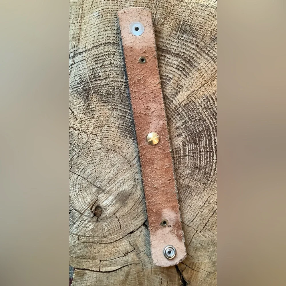 Leather cuff , up to 6 3/4” wrist
